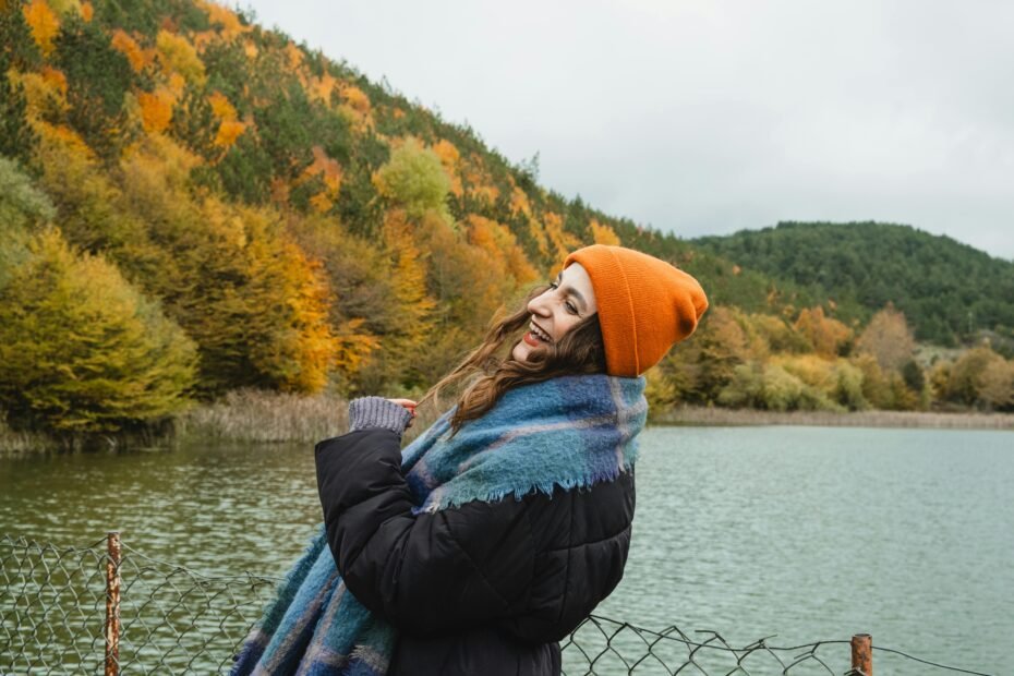 Traveler looking out over a stunning, uncrowded landscape, illustrating the unique charm of the best places to travel in November.