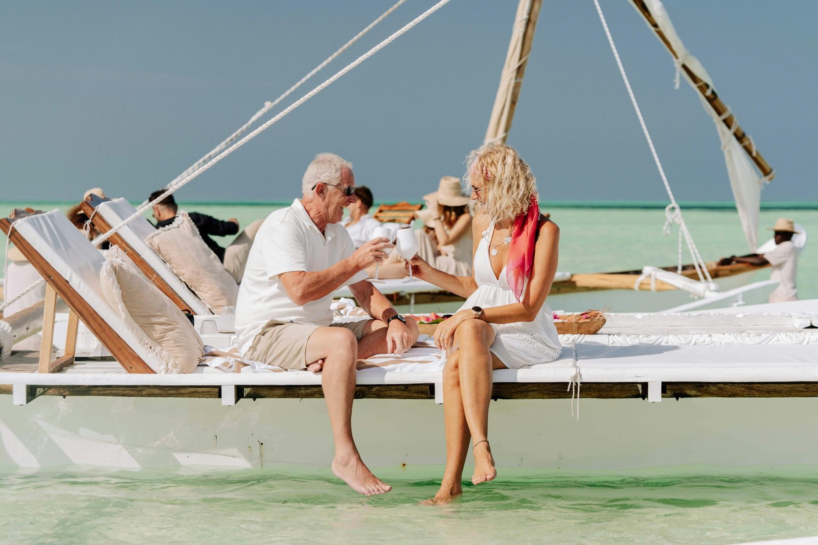 Miss Travel: A couple enjoying a luxurious trip in an exotic location, representing the unique travel dating and companion experiences offered by the platform for adventurous individuals.