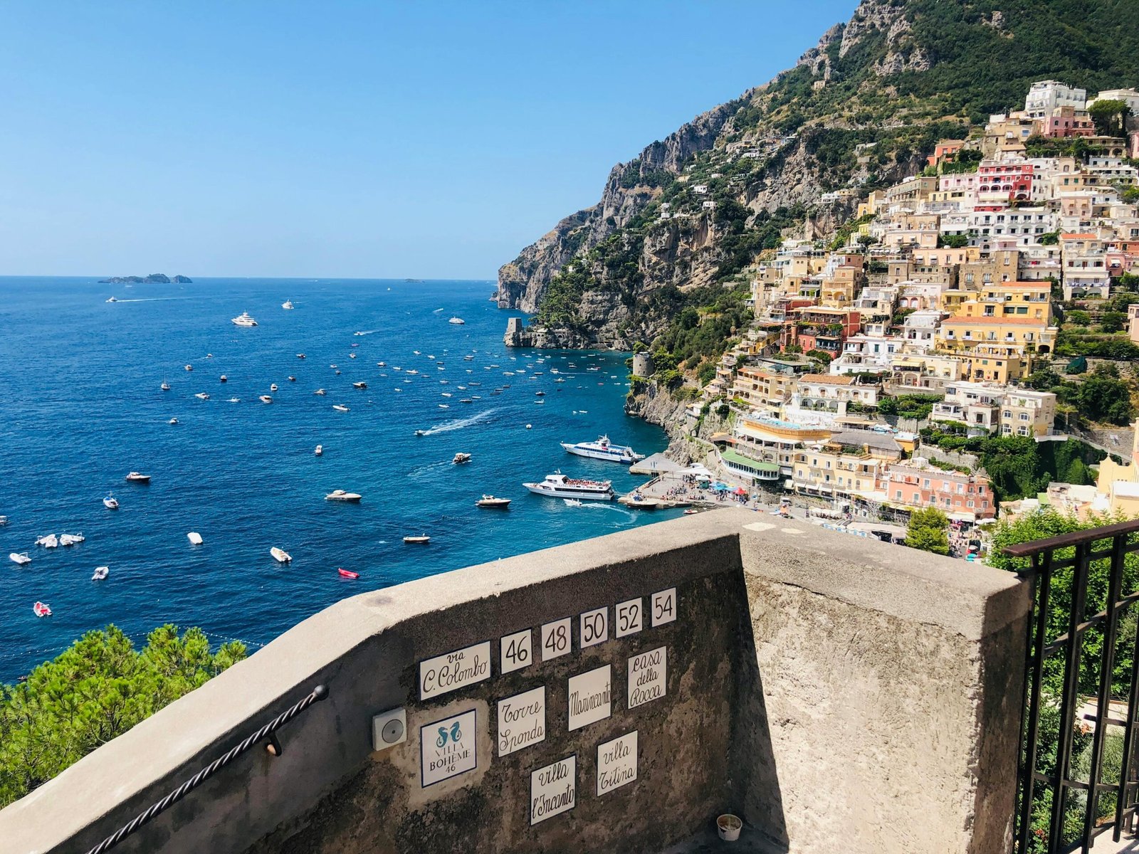 Scenic view of the colorful cliffside village of Positano on the Amalfi Coast, one of the best Europe places to see for an unforgettable vacation.