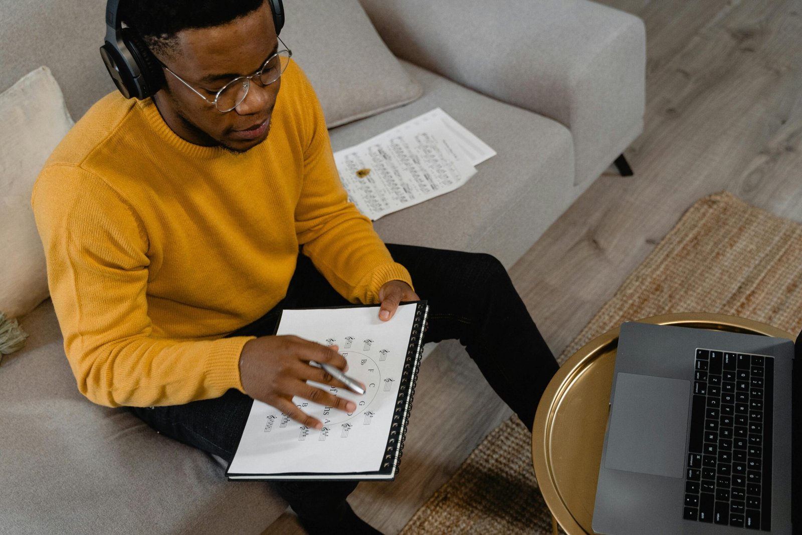 A person sits in a quiet room, carefully reading RI escort reviews on a laptop to ensure a safe and verified experience.