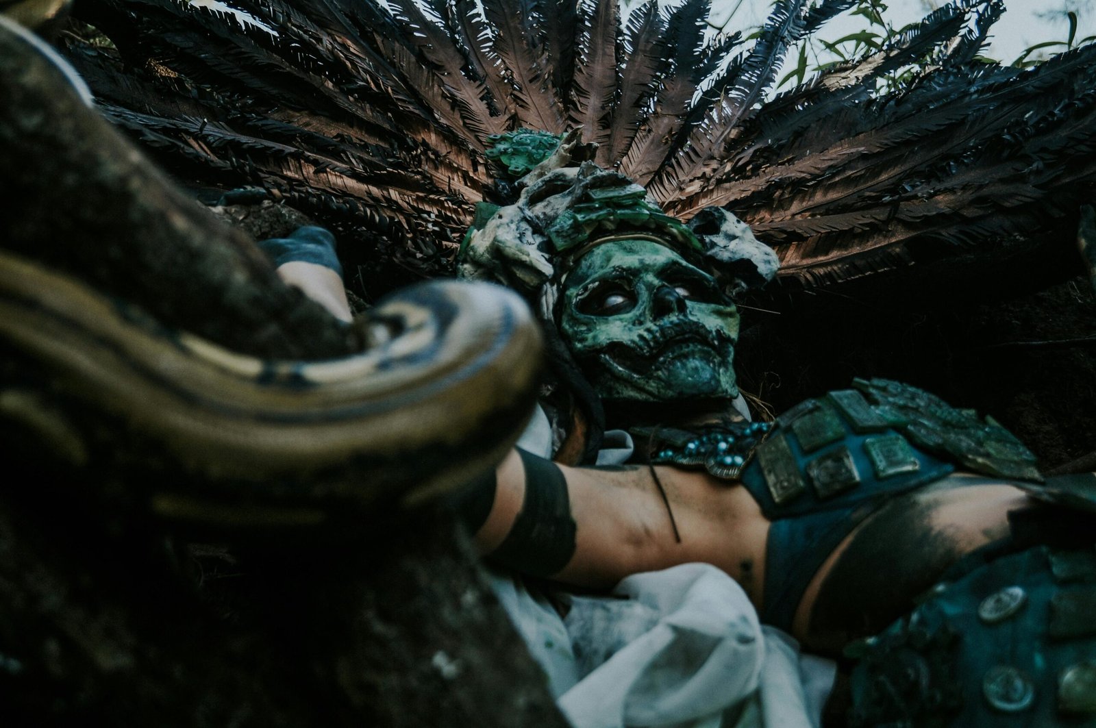 Far Traveler 5e D&D background character art: a mysterious adventurer from a distant land, uniquely dressed, exploring new cultures and worlds, ideal for compelling fantasy RPG storytelling and unique character concepts.