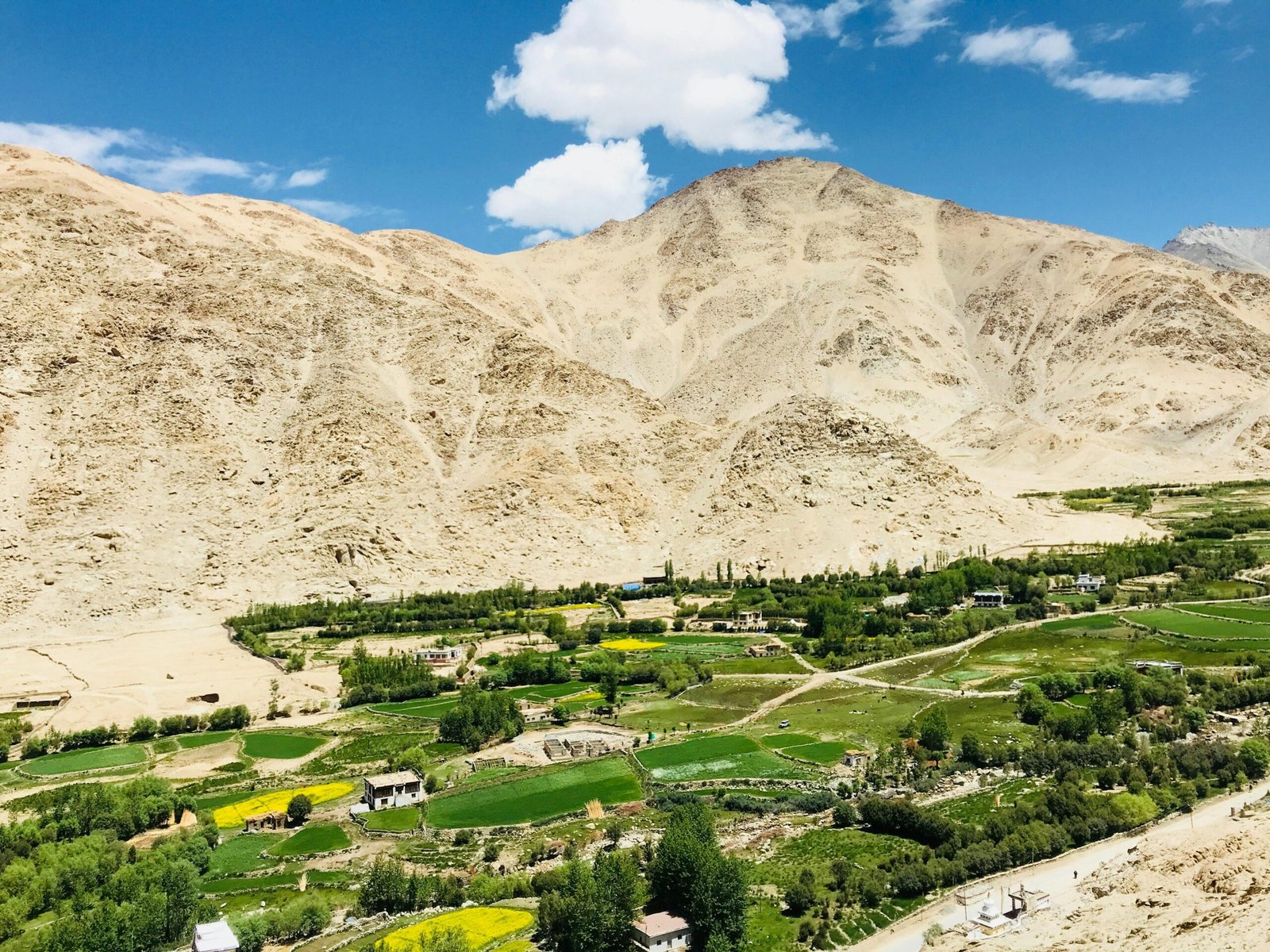 Panoramic view of the majestic Machu Picchu ancient Inca citadel under a clear blue sky, surrounded by vibrant green Andes mountains in Peru, conveying the ideal travel conditions of the shoulder season.