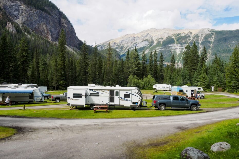 Family enjoying their RV stay at Holiday Travel Park in Chattanooga, Tennessee, featuring comfortable campsites and amenities, an ideal base for exploring local attractions.