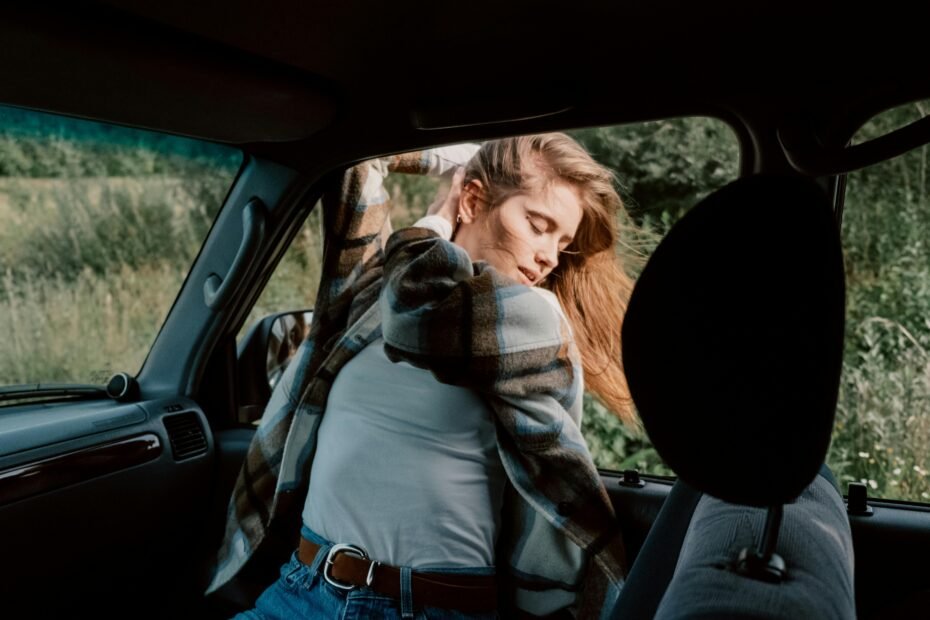 A relaxed person enjoying a comfortable journey without motion sickness, symbolizing effective relief with travel sickness tablets and prevention.