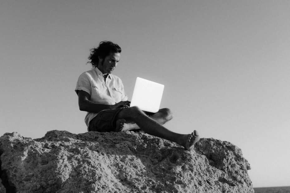 A Speech-Language Pathologist (SLP) embracing the flexibility and adventure of travel speech therapy jobs, with a backdrop suggesting both professional work and exploration of new destinations.