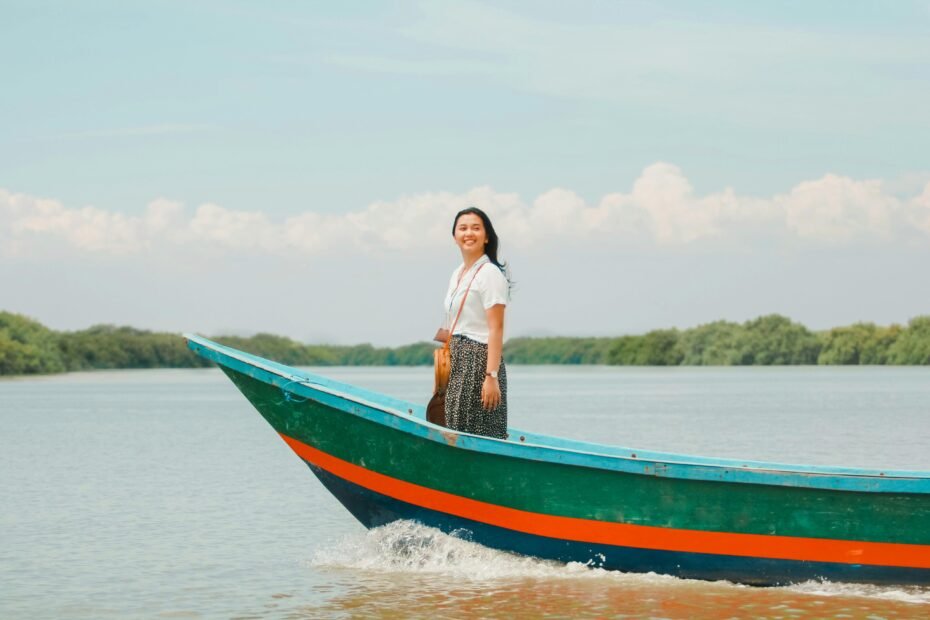 Lorreign, the authentic traveling housewife and global icon, joyfully exploring a beautiful scenic destination, inspiring women to find adventure and fulfill their passion for travel.