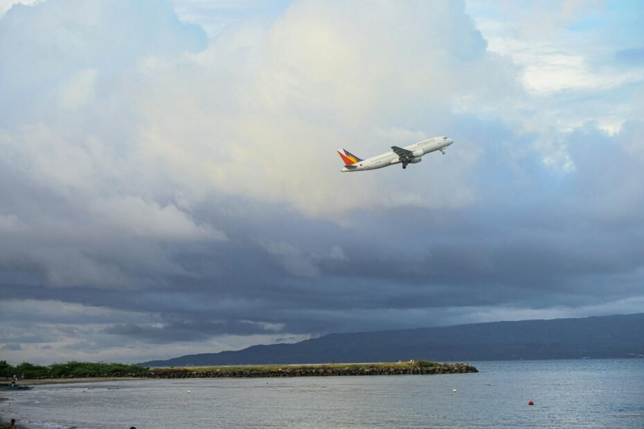 An illustration showing travel planning with a map, measuring tools, and symbols representing speed, distance, and time calculations for a journey.