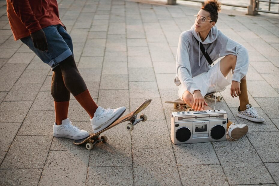 Authentic Travel Fox premium leather high-top sneakers, embodying 90s hip-hop street style and retro aesthetic, offering unmatched comfort and durability for urban wear.